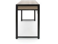 Driftwood Brown Two Drawer Office Desk - Essentials-5