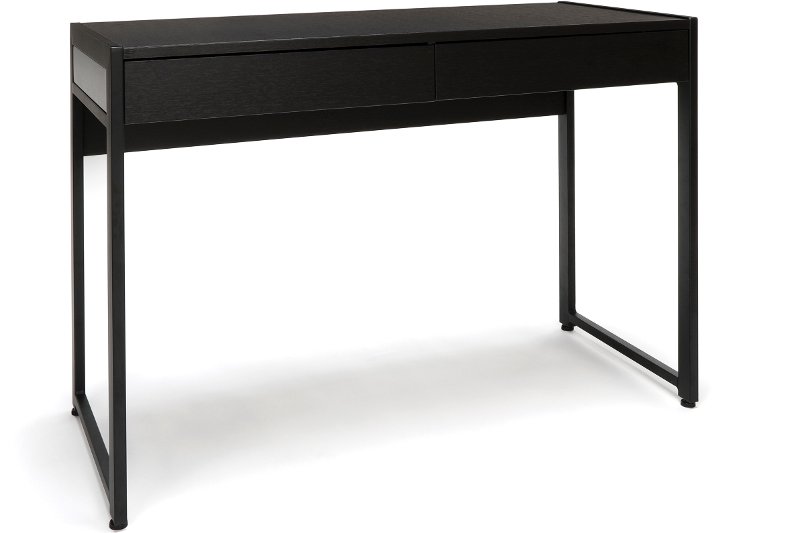 Espresso Brown Two Drawer Office Desk Essentials Rc Willey Espresso Brown Two Drawer Office Desk Essentials
