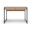 Harvest Brown Two Drawer Office Desk - Essentials -2