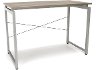 Driftwood Brown Floating Top Office Desk - Essentials