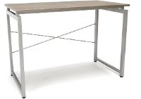 Driftwood Brown Floating Top Office Desk - Essentials