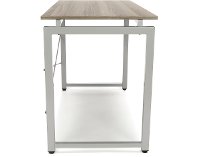Driftwood Brown Floating Top Office Desk - Essentials -3