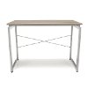 Driftwood Brown Floating Top Office Desk - Essentials -4