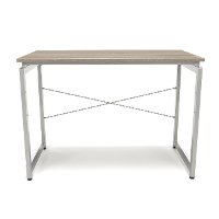 Driftwood Brown Floating Top Office Desk - Essentials -4