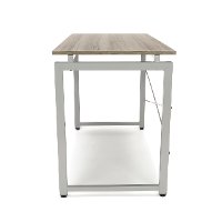 Driftwood Brown Floating Top Office Desk - Essentials -5