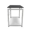 Espresso Brown Floating Top Office Desk - Essentials -5