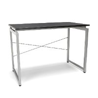 Espresso Brown Floating Top Office Desk - Essentials