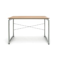 Harvest Brown Floating Top Office Desk - Essentials-2