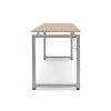 Harvest Brown Floating Top Office Desk - Essentials-3