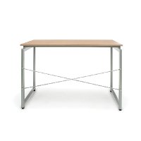 Harvest Brown Floating Top Office Desk - Essentials-4