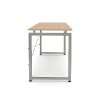 Harvest Brown Floating Top Office Desk - Essentials-5