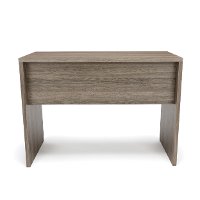 Driftwood Brown Two Drawer Solid Panel Office Desk - Essentials-4