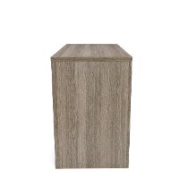 Driftwood Brown Two Drawer Solid Panel Office Desk - Essentials-5