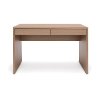 Harvest Brown Two Drawer Solid Panel Office Desk - Essentials -2