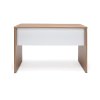 Harvest Brown Two Drawer Solid Panel Office Desk - Essentials -4