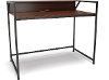 Walnut Brown Computer Desk with Shelf - Essentials