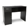 Modern Espresso Brown Office Desk - Essentials