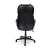 Racing Style Black Leather Executive Office Chair - Essentials-4