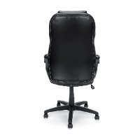 Racing Style Black Leather Executive Office Chair - Essentials-4