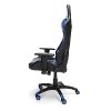 Racing Style Blue and Black Gaming Chair - Essentials -3