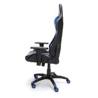 Racing Style Blue and Black Gaming Chair - Essentials-3