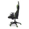 Racing Style Green and Black Gaming Chair - Essentials -3
