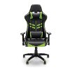 Racing Style Green and Black Gaming Chair - Essentials -2