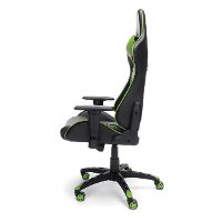 Racing Style Green and Black Gaming Chair - Essentials-3