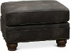 Casual Traditional Graphite Gray Ottoman - Tahoe