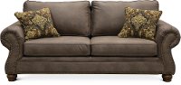 Casual Traditional Oak Brown Sofa - Tahoe