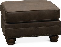 Casual Traditional Oak Brown Ottoman - Tahoe
