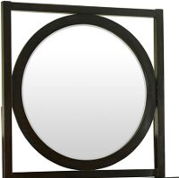 Modern Dark Brown Mirror - Crosby Street
