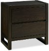 Clearance Modern Dark Brown Nightstand - Crosby Street
