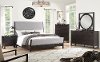Clearance Modern Dark Brown 6 Piece Queen Bedroom Set - Crosby Street