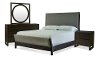 Modern Dark Brown 6 Piece Queen Bedroom Set - Crosby Street-2