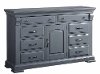 Classic Traditional Slate Blue Door Dresser - Everly
