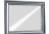 Clearance Classic Traditional Slate Blue Mirror - Everly