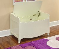 Classic Vanilla White Toy Chest - Torri