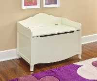 Classic Vanilla White Toy Chest - Torri-2