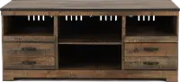 Trinell Rustic Gray Wooden 64 TV Stand