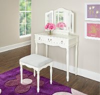 Classic Vanilla White Vanity Set - Torri
