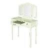 Classic Vanilla White Vanity Set - Torri-8