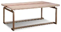 Spectrum Onyx and Gold Coffee Table
