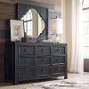 Clearance Rustic Traditional Black Dresser - Bishop Hills