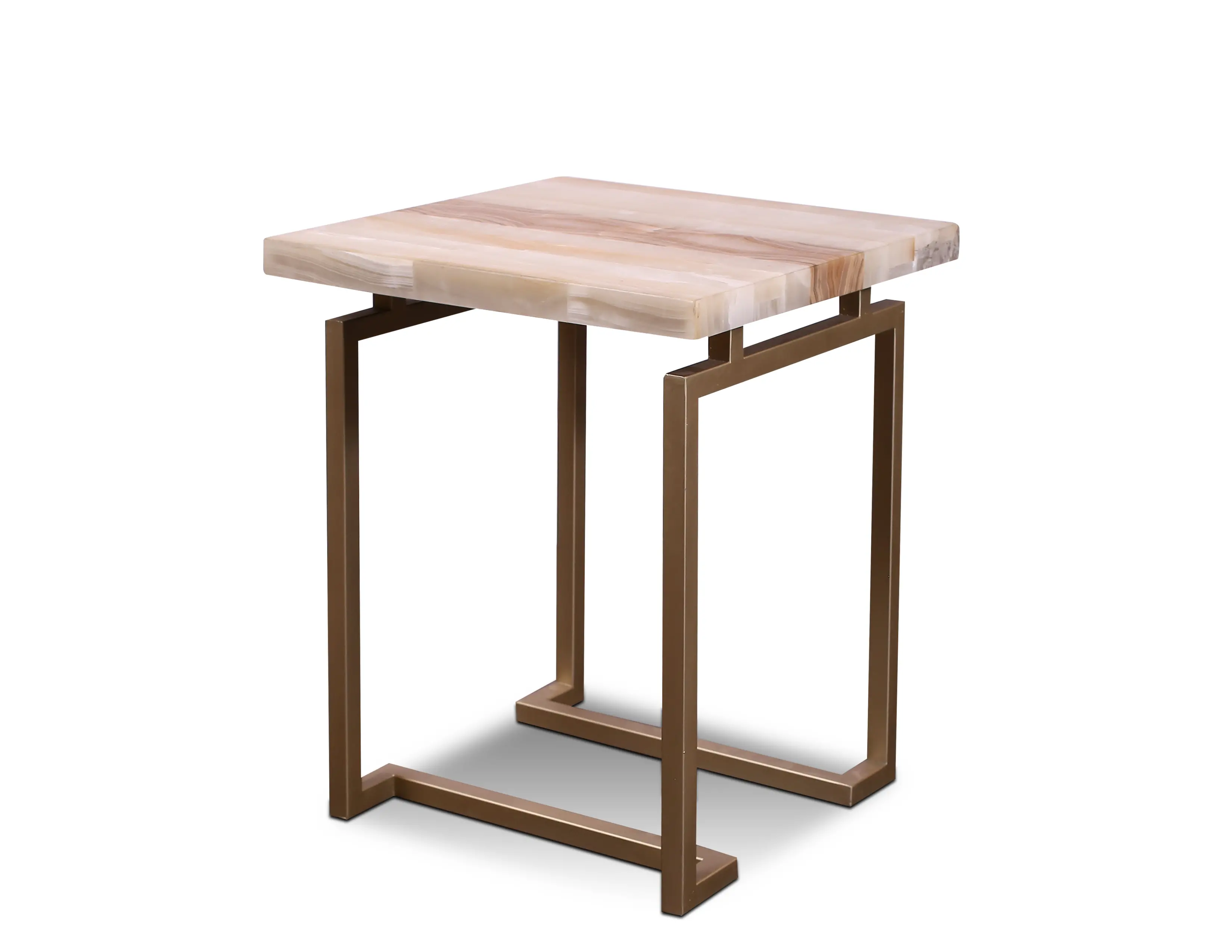 Spectrum Onyx and Gold End Table-3