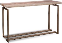 Onyx and Gold Sofa Table - Spectrum