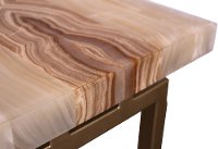 Onyx and Gold Sofa Table - Spectrum-4