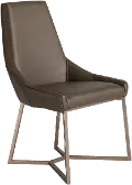 Chocolate Modern Upholstered Dining Chair - Patina