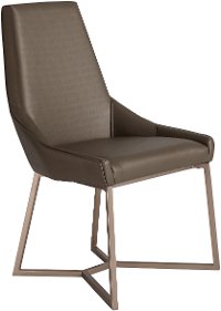 Chocolate Modern Upholstered Dining Chair - Patina