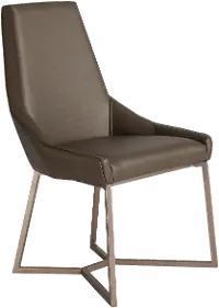 Chocolate Modern Upholstered Dining Chair - Patina